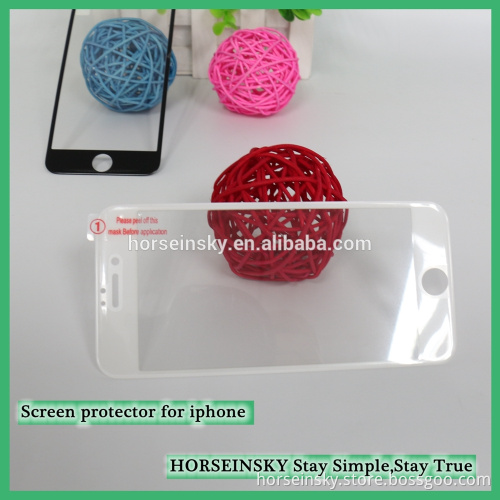 Japan PET Film High Transparent Crystal Clear Tempered Glass for iphone 7 plus Screen Protector